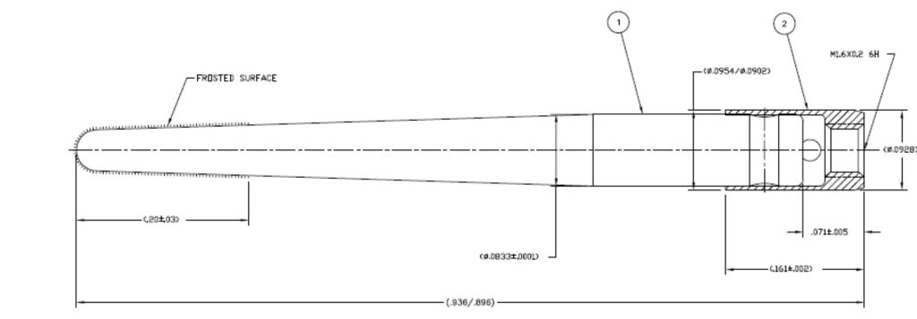 Synthetic Sapphire scalpel tip