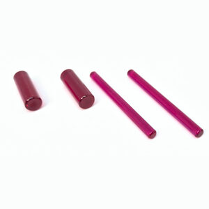 Ruby Rods 0.0175″ (0.445 mm) Dia.; 0.100″ (2.54 mm) L. – Ground